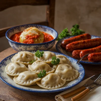 Pierogi and  Stuffed Cabbage in Little Poland