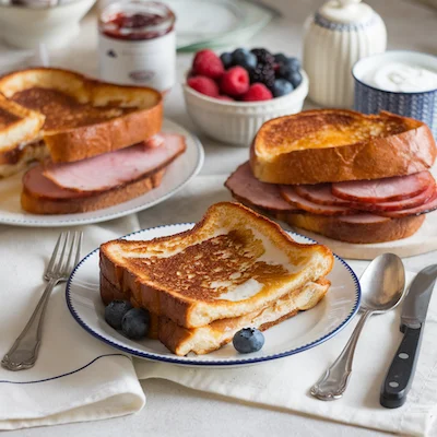 Babka French Toast in the Restaurant